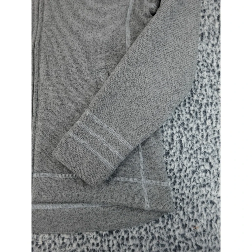 The North‎ Face Agave Full Zip Fleece Jacket Womens Medium Gray Corporate Logo